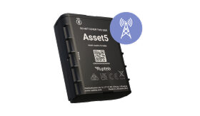Asset5 asset tracker with GNSS and Cell-ID fallback for precise positioning